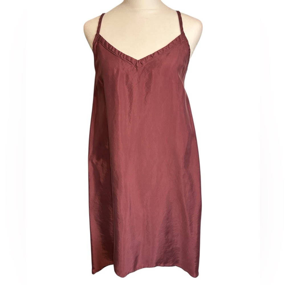 Athleta Calm Cool Slip Dress Rush Mauve